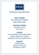 Navy Square Initials Menu Cards Image 5 of 8
